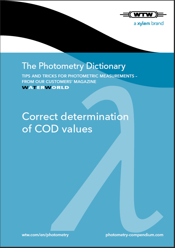 The Photometry Dictionary Correct determination of COD values
